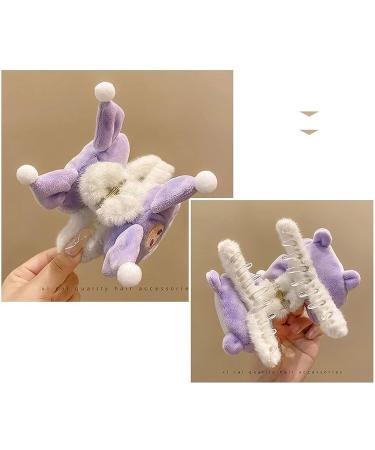 Kawaii Plush Hair Claw Clips for Women and Girls - Non-Slip Strong Hold Hair Barrettes - Cute Cartoon Hairpins in Yellow - Hair Accessories for Thick, Thin, and Long Hair - Buy Online on GoSupps.com