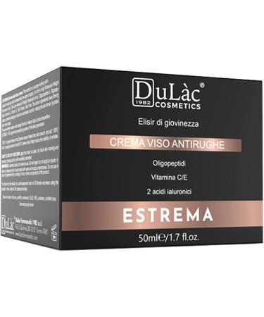 Dul c - Skincare Cosmetics - Anti Wrinkle Face Cream ESTREMA Cream 50 g Anti Ageing for Mature Skin Hyaluronic Acid & Peptides Vitamins C + E Silk Proteins Made in Italy - Buy Online on GoSupps.com
