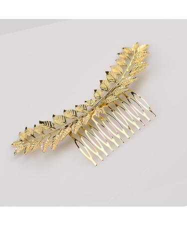 FRCOLOR Tiara Accessories foliage shaped hair comb retro hair comb alloy hair comb women hair comb vintage hair comb hair accessories Comb Hair Toppers - Buy Online on GoSupps.com
