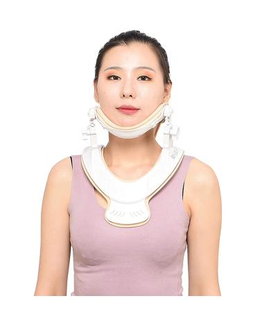 The vertebral neck traction device herself rake adjustable hub crane crane stretcher frame for trips and at home improves the immobilizer of the spine orientation.