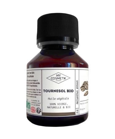 MY COSMETIK Sunflower oil ORGANIC From organic farming 100 pure and natural Made in France Nourishing and soothing 10 ml