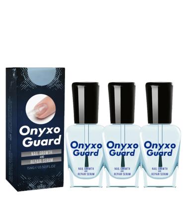 Biancat OnyxoGuard Nail Growth and Repair Serum OnyxoGuard Serum Nail Growth Serum Nail Growth and Strengthener Nail Serum Repair Essence Nail Strengthener for Thin Nails and Growth (3pcs)