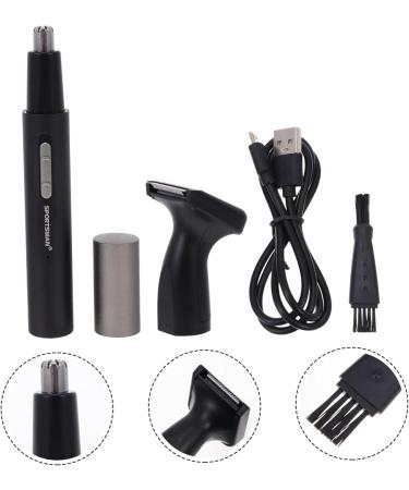 Beavorty Electric Nose Hair Trimmer for Men - Compact 1pc Face Shaver | Best Men's Electric Razors (Black 13x1.6cm) - International Shipping - Buy Online on GoSupps.com