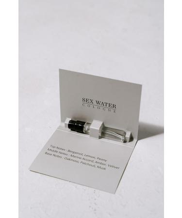 Sex Water Cologne for Men 2 ml Travel Size. Long Lasting Luxury Mens Cologne. Masculine Mens Fragrance. Seductive Designer Summer Scent Eau de Parfum Spray Infused w/Bergamot Amber & Musk Sex Water w/ Bergamot Amber & Musk 0.06 Fl Oz (Pack of 1) - Buy Online on GoSupps.com