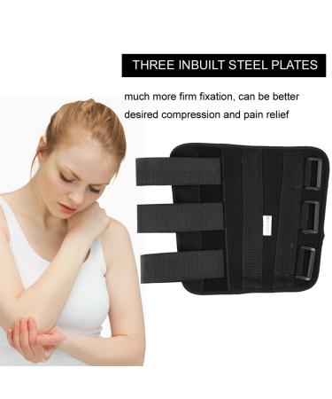 ZJchao Elbow Brace - Adjustable Hinged Forearm Support Night Splint Immobilizer & Stabilizer for Arm Pain Relief - Buy Online on GoSupps.com