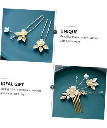 minkissy Wedding Hair Clips Hair Comb Manual Bride Pearl Vintage Decor - Buy Online on GoSupps.com