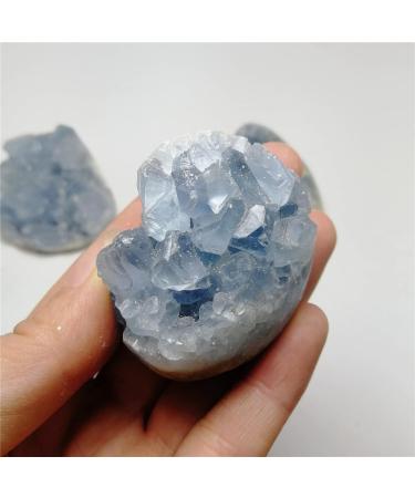 1pc Natural Celestite Crystal Cluster Ornaments Blue Geode Specimen Home Decoration Tool Crystal Cluster Talla nica Celestite 100g - Buy Online on GoSupps.com