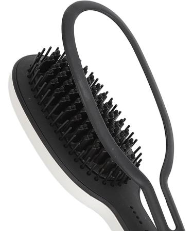 Curler Straightening Brush - Multi-Temperature Hair Straightener Thermal Brush for All Hair Types | US Plug 110V - Buy Online on GoSupps.com