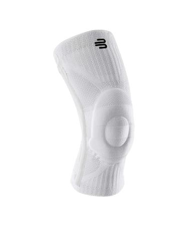 BAUERFEIND knee support Knee Support with silicone ring can be worn on the right or left All White L