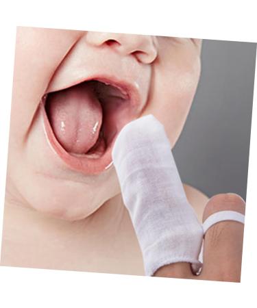 Minkissy 18-Piece Gauze Fingerlings Toothbrush Set for Toddlers | Oral Hygiene Cleaning Brushes | Gentle Milk Teeth Care - Buy Online on GoSupps.com