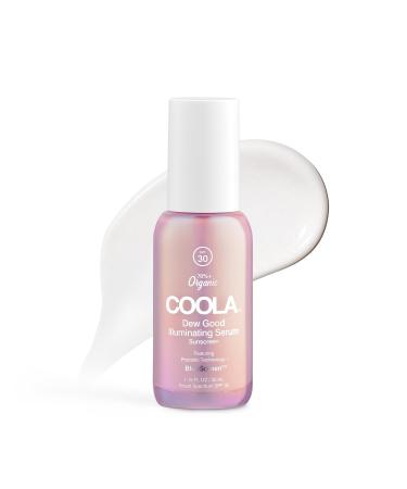 COOLA Organic Eye Cream SPF 30 (0.8 Fl Oz) and Illuminating Probiotic Serum SPF 30 (1.15 Fl Oz) Bundle - Day and Night Face Moisturizer with BlueScreen Digital De-Stress Technology - Buy Online on GoSupps.com