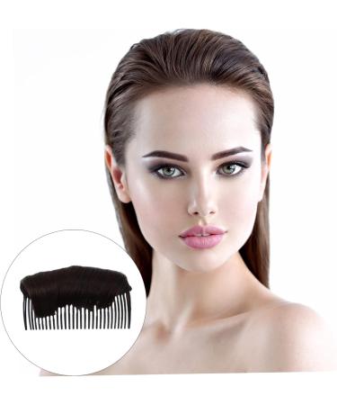 Ipetboom 1pc Wig Booster Pad Hair Bun Updo Maker Hair Barrettes for Honey Brows Bump up Comb Clip Bun Hair Brown Hair Volume Clips Hair Comb Miss Base High Temperature Wire 10X5cm Brown - Buy Online on GoSupps.com