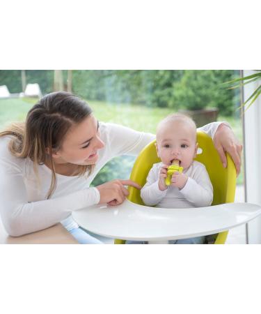 Kidsme Food Feeder Large Lime Green - Safe and Easy Feeding Solution for Babies - Buy Online on GoSupps.com