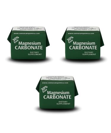 Magnesium Carbonate Cubes 3 -Pack (7g Each) Pure Food-Grade Non-GMO Gluten-Free Vegan Carbonato de Magnesio en Cubos Made in Mexico