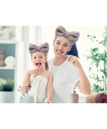 Fancylovesotio 3 Pack Face Wash Headband Set - Soft Makeup & Skincare Bands for Spa, Head & Wrist - Coffee - Buy Online on GoSupps.com