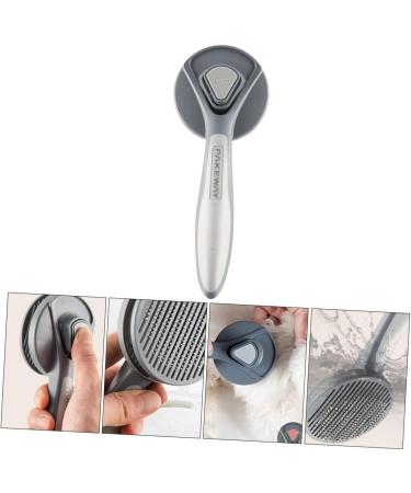IPLUSMILE 3-Part Pet Grooming Brush Tool - Professional Cat Hair Remover & Massaging Comb for Smooth Undercoat | Brief Cleaning | 19.3x7.7x4.9cm - Buy Online on GoSupps.com