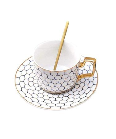 Phnom Penh Stylish Ceramic Coffee Cup and Saucer Stoneware Timpani Cup Breakfast House Kitchen Office