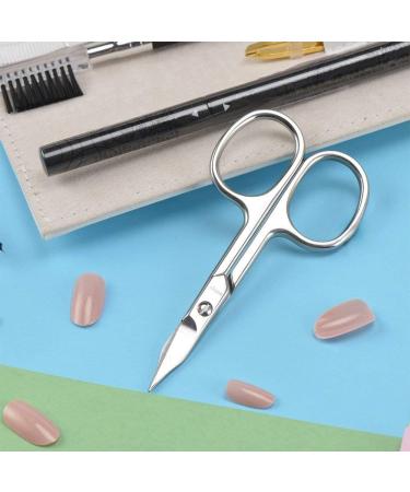 LIVINGO Premium Stainless Steel Nail Scissors - Multi-purpose Grooming Kit for Manicure, Pedicure, and Beauty Care - 3.5 inch Silver - Buy Online on GoSupps.com
