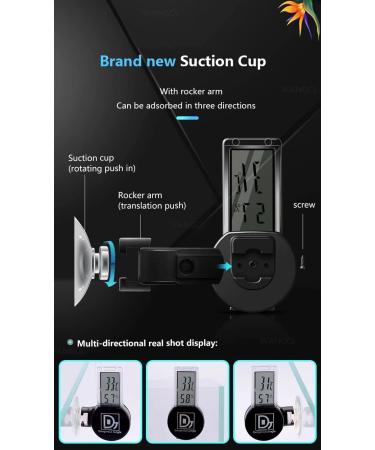 WANGCL Reptile Electronic Hygrometer Thermometer Waterproof Real-time Lizard Crawler Box Rainforest Tanks Humidity Temperature Monitor with Built-in Sensor - Buy Online on GoSupps.com