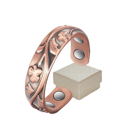 YINOX 99.9% Pure Copper Ring for Arthritis with 3 Magnets Magnetic Rings Pain Relief Carpal Tunnel Syndrome Finger Thumb - Buy Online on GoSupps.com