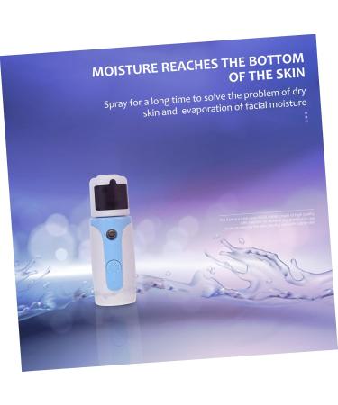 Balacoo 1 Set Hydrating Instrument Professional Steamer Beauty Spray Water Meter Moisturizing Mister Handy 10X3.3cm Blue - Buy Online on GoSupps.com