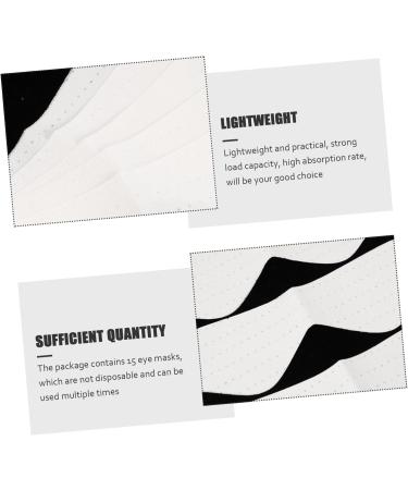 FOMIYES 15 Sheets Eye Mask Eye Patches Eye Accessory Eye Treatment Products Moisturizing Eye Pads Skin Care Accessories Cotton Eye Paper Portable Eye Pads Eye Supply Non-woven Fabric White - Buy Online on GoSupps.com