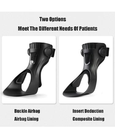 Drop Orthosis Ankle Support Brace for Men & Women - Varus/Valgus Foot Support (A1 Left XL A2 Right - Buy Online on GoSupps.com