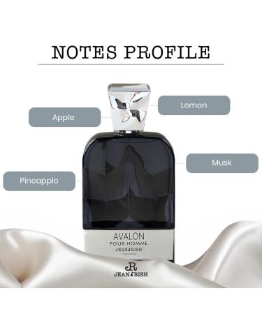 Jean Rish Avalon Eau De Toilette - Perfume for Men (3.4 Fl Oz / 100ml) with Bergamot Lemon & Woody Notes - Long Lasting and Luxury Fragrance - Buy Online on GoSupps.com