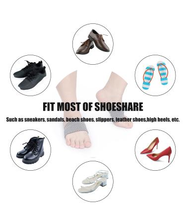 Copper Arch Support Sleeves - 2 Pairs for Plantar Fasciitis & Foot Pain Relief | Compression Bands for Flat Arches, Fallen Arches, Heel Spurs | Sizes M - L - Buy Online on GoSupps.com