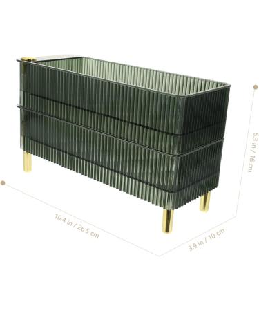 DOITOOL Box Fridge Egg Organizer Plastic Stand Drawers Plastic Egg Rack The Pet Tray Refrigerator re-usable Green 26.5X16X10CM - Buy Online on GoSupps.com