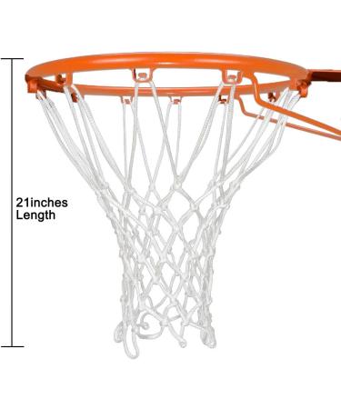 KSh-tt Heavy Duty Basketball Net Replacement-Professional Basketball Net in All Weather for Indoor and Outdoor-Anti Whip Thick Nets Fit Standard 12-Loop Hoop Rims 2021 Basketball net - Buy Online on GoSupps.com