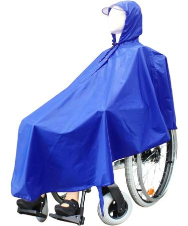 Wheelchair Raincoats Poncho for Mobility Scooter Hooded Rain Poncho for Men Women Adults Reusable - Buy Online on GoSupps.com