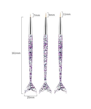 3pcs Nail Painting Pens - Professional Nail Art Tools for Stunning Manicure Designs | International Shipping - Buy Online on GoSupps.com