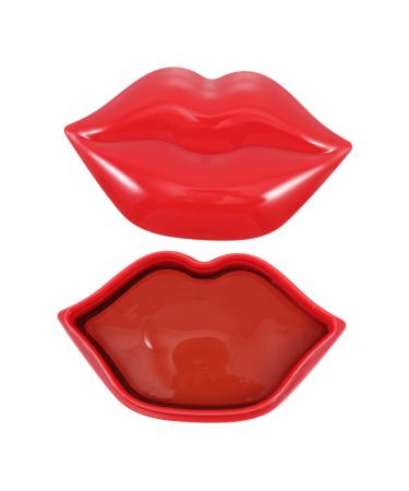 FRCOLOR 20 Pieces Lip Masks for Lip Care Moisturizing Lip Films for Women for Lip Lines Revitalizing Dry Lips Red