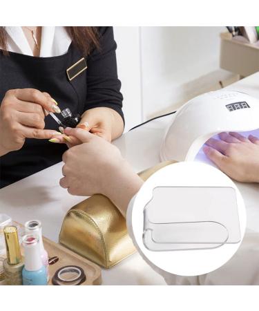 Clear Nail Palette & Makeup Mixing Tray - Perfect Foundation Mixing Plate for Manicure and Makeup Application | International Shipping Available - Buy Online on GoSupps.com