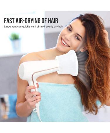 Universal Hair Diffuser Attachment for Curly, Wavy, Thick, and Natural Hair - Adjustable 1.4-2.6 inch Dryer Nozzle in White - Buy Online on GoSupps.com