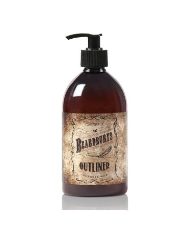 BY CAROBELS BEARDBURYS Beardburys Outliner Aloe Vera Beard & Moustache Clear Shave Gel 500ml
