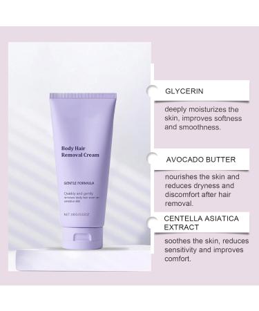 Effective and gentle hair removal cream painfree hair removal for sensitive skin soothes and moisturizes for soft smooth and silky skin for body face and bikini zone 1 - Buy Online on GoSupps.com