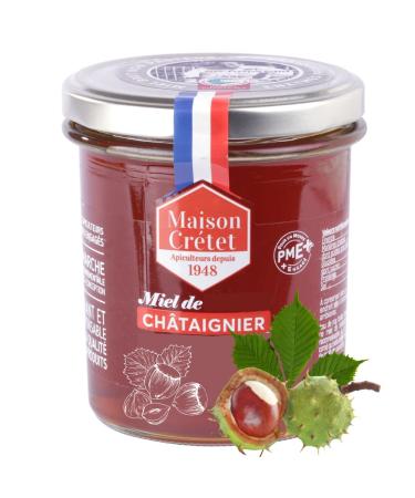 MAISON CRETET | Chestnut Honey 400g | 1 glass jar | Liquid honey