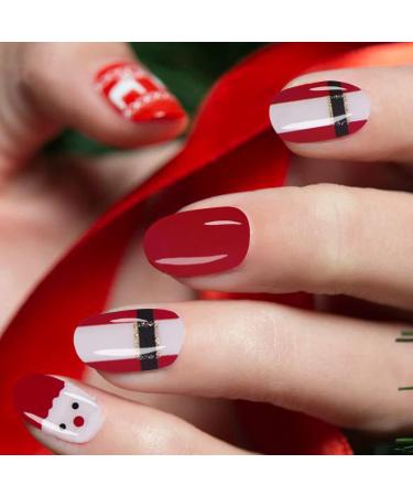 Shop Ebanku 8 Sheet Christmas Nail Stickers - Self-Adhesive Snowman & Snowflake Wraps for Women & Girls | Includes Nail File - Buy Online on GoSupps.com