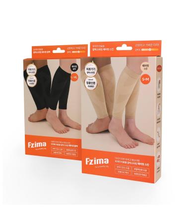 AIR FIT tight-fitting stretchy stockings 12 - 24mmHg that apply gentle pressure to your feet and legs and help improve blood flow in the body for Women and Men Travel Flight Pregnant (US Alpha Large X-Large Regular Regular Beige)