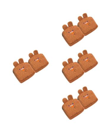 Solustre 8 STK plush wallet kawaii bag wallet wallet pocket for menstrual bandages coin bags for women sweet coin bags wallet for girls cosmetic bag High capacity