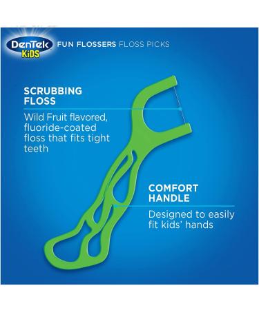 ACT Kids Toothpaste Bubble Gum 4.6oz + DenTek Kids Flossers Wild Fruit 90ct - Buy Online on GoSupps.com