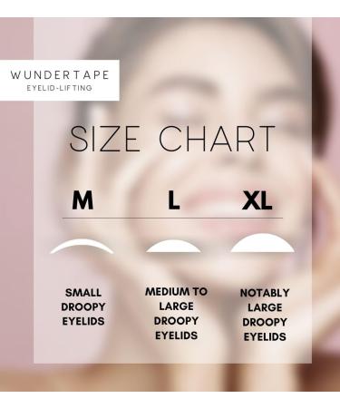 Buy M+L+XL Eyelid Tape Strips | Instant Eyelid Lift for Hooded & Droopy Eyes | Waterproof 24h Stay | International Shipping Available - Buy Online on GoSupps.com