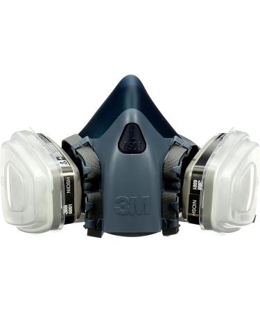3M Professional Half Mask Organic Vapor P95 Respirator Recommended For Spray Painting And Jobs With Solvents Long Lasting Comfort Large (R-7513ES) - Buy Online on GoSupps.com