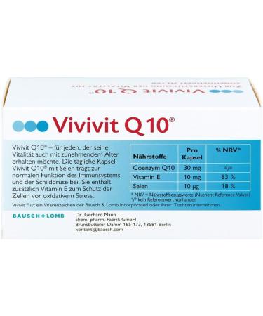 Buy Vivivit Q10 Capsules Online - Premium Quality Free International Shipping - Buy Online on GoSupps.com