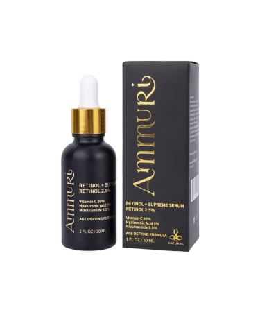 Retinol 2.5% Pro Face Serum Hyaluronic Acid Natural Ingredients For Skin Firming