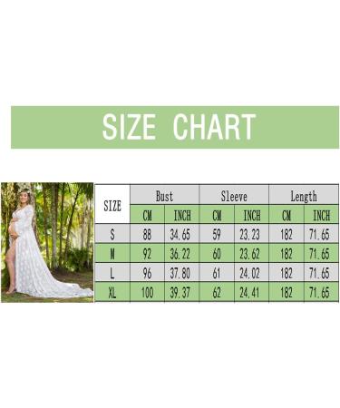 Robe de maternit pour s ance photo - Manches longues - En dentelle - Mode de grossesse - Pour femmes enceintes - l gante - Dos creux - Robe d' t solide XL Blanc. - Buy Online on GoSupps.com