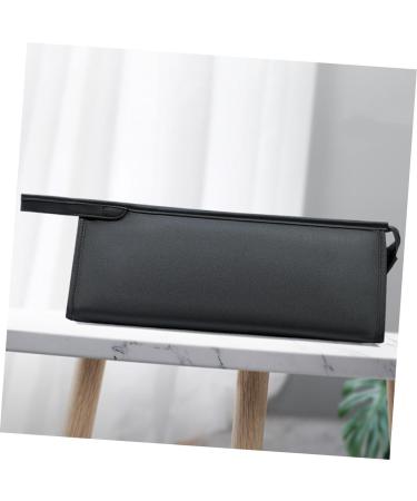 POPETPOP Portable Hair Dryer Storage Bag Curling Wand Leather Makeup Bag Portable Hair Dryer Pouch Travel - Buy Online on GoSupps.com