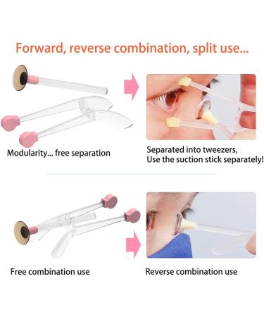 Ofone Contact Lens Remover Tool - Soft Lens Applicator with Tweezers & Case | Portable Contact Inserter & Remover - Travel Friendly (Yellow - Buy Online on GoSupps.com
